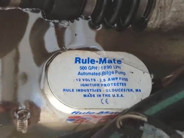 Rule-Mate 500 gph bilge pump